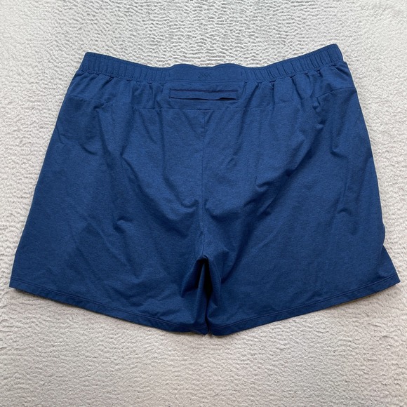 Rhone Shorts Mens XXL 38 x 6" Blue SWIFT KNIT Brief Lined Running 100099 - Picture 11 of 11